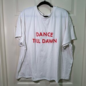 Kate Spade New York x Target Dance Till Dawn Graphic Tee Shirt Size 3X